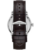 Fossil Townsman Automatic Chronograph White Dial Blue Leather Strap Watch for Men - ME3167 Authentic Buy Shop Now