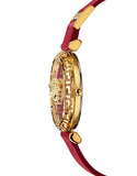 Versace Palazzo Empire Greca Red Dial Red Leather Strap Watch for Women - VEDV00319 Authentic Buy Shop Now