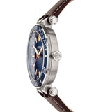 Versace Greca Sport Analog Blue Dial Brown Leather Strap Watch For Men - VEZ300121 Authentic Buy Shop Now
