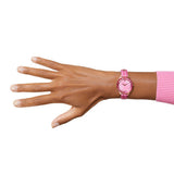 Swarovski Octea Nova Pink Dial Pink Leather Strap Watch for Women - 5650030 Authentic Buy Shop Now