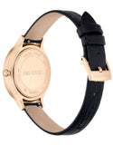 Swarovski Octea Nova Black Dial Black Leather Strap Watch for Women - 5650033 Authentic Buy Shop Now