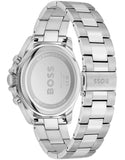 Hugo Boss Troper Chronograph Blue Dial Silver Steel Strap Watch For Men - 1514057 Authentic Buy Shop Now