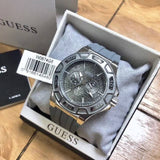 Guess Force Grey Dial Grey Rubber Strap Watch For Men - W0674G8 Authentic Buy Shop Now