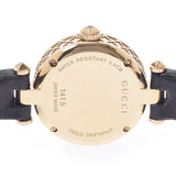 Gucci Diamantissima Mother of Pearl Dial Black Leather Strap Watch For Women - YA141505 Authentic Buy Shop Now