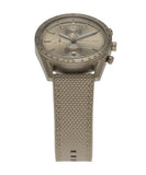 Michael Kors Warren Chronograph Beige Dial Beige Nylon Strap Watch for Men - MK9145 Authentic Buy Shop Now
