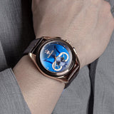 Maserati Traguardo Chronograph Blue Dial Brown Leather Strap Watch For Men - R8871612024 Authentic Buy Shop Now