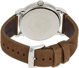 Emporio Armani Luigi Quartz Gray Dial Brown Leather Strap Watch For Men - AR11070 Authentic Buy Shop Now