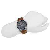 Coach Sullivan Sport Blue Dial Brown Leather Strap Watch for Men - 14606038 Authentic Buy Shop Now