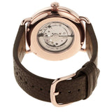 Emporio Armani Meccanico Automatic White Dial Brown Leather Strap Watch For Men - AR60027 Authentic Buy Shop Now