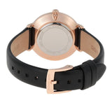 Michael Kors Pyper Three Hand White Dial Black Leather Strap Watch For Women - MK2835 Authentic Buy Shop Now