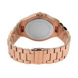 Michael Kors Lennox Three Hand Crystals Rose Gold Dial Rose Gold Steel Strap Watch For Women - MK6992 Authentic Buy Shop Now