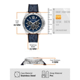 Michael Kors Brecken Chronograph Blue Dial Blue Rubber Strap Watch For Men - MK8923 Authentic Buy Shop Now