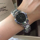 Burberry The City Black Dial Silver Steel Strap Watch for Women - BU9201 Authentic Buy Shop Now