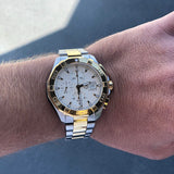 Tag Heuer Aquaracer Caliber 16 Automatic White Dial Two Tone Steel Strap Watch for Men - CAY2121.BB0923 Authentic Buy Shop Now