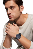 Emporio Armani Renato Blue Dial Blue Leather Strap Watch For Men - AR2479 Authentic Buy Shop Now
