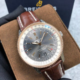 Breitling Navitimer 1 Automatic 41mm Black Dial Brown Leather Strap Mens Watch - U17326211M1P1 Authentic Buy Shop Now