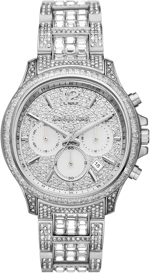 Michael Kors Sage Pavé Limited Edition Crystals Silver Dial Silver Steel Strap Watch for Women - MK7483LE Authentic Buy Shop Now