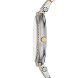 Michael Kors Darci Silver Dial Two Tone Stainless Steel Strap Watch for Women - MK3215 Authentic Buy Shop Now