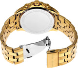 Michael Kors Pilot Quartz Blue Dial Gold Steel Strap Watch For Men - MK9125 Authentic Buy Shop Now