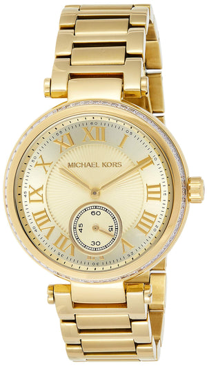 Michael Kors Skylar Gold Dial Gold Steel Strap Watch for Women - MK5867 Authentic Buy Shop Now