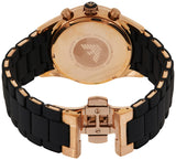 Emporio Armani Sportivo Black Dial Black Steel Strap Watch For Men - AR5905 Authentic Buy Shop Now
