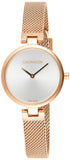 Calvin Klein Authentic Silver Dial Rose Gold Mesh Bracelet Watch for Women - K8G23626 Authentic Buy Shop Now