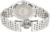 Emporio Armani Classic Silver Dial Silver Steel Strap Watch For Men - AR1867 Authentic Buy Shop Now