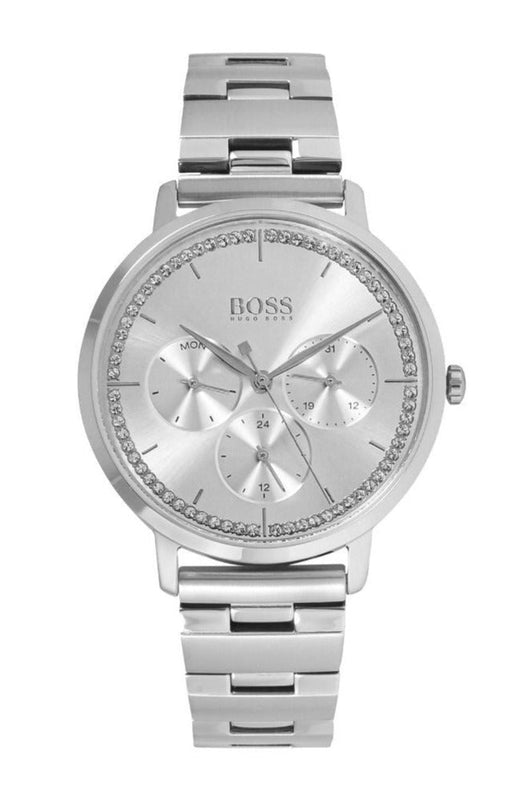 Hugo Boss Prima Silver Dial Silver Steel Strap Watch for Women - 1502570 Authentic Buy Shop Now