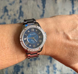 Bulova Marine Star Blue Dial Silver Steel Strap Watch for Women - 96R215 Authentic Buy Shop Now