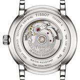 Tissot Carson Premium Automatic Lady Silver Dial Black Leather Strap Watch for Women - T122.207.16.033.00 Authentic Buy Shop Now