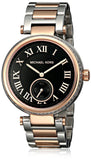 Michael Kors Skylar Black Dial Two Tone Steel Strap Watch for Women - MK5957 Authentic Buy Shop Now