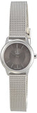 Calvin Klein Minimal Grey Dial Silver Mesh Bracelet Watch for Women - K3M23124 Authentic Buy Shop Now