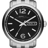 Marc Jacobs Fergus Black Dial Silver Steel Strap Watch for Men - MBM5075 Authentic Buy Shop Now