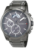 Tommy Hilfiger Decker Quartz Black Dial Black Steel Strap Watch for Men - 1791347 Authentic Buy Shop Now
