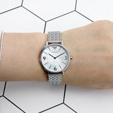 Emporio Armani Kappa Mother of Pearl Dial Silver Steel Watch For Women - AR2507 Authentic Buy Shop Now