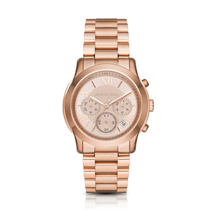 Michael Kors Cooper Rose Gold Rose Gold Steel Strap Watch for Women - MK6275 Authentic Buy Shop Now