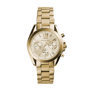 Michael Kors Bradshaw Gold Dial Gold Steel Strap Watch for Women - MK5798 Authentic Buy Shop Now