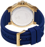 Guess Force Blue & Rose Gold Dial Blue Silicone Strap Watch For Men - W0674G2 Authentic Buy Shop Now