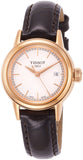 Tissot Carson Lady Steel Quartz Brown Leather Strap Watch For Women - T085.210.36.011.00 Authentic Buy Shop Now