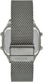 Fossil Retro Digital Purple Dial Grey Mesh Strap Watch for Men - FS5888 Authentic Buy Shop Now