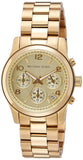 Michael Kors Runway Gold Dial Gold Stainless Steel Strap Watch for Women - MK5055 Authentic Buy Shop Now