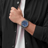 Fossil Brox Multifunction Blue Dial Grey Steel Strap Watch for Men - BQ2798 Authentic Buy Shop Now