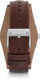 Fossil Coachman Chronograph Black Dial Brown Leather Strap Watch for Men - CH2891 Authentic Buy Shop Now