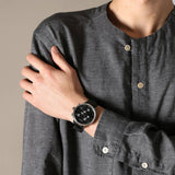 Calvin Klein High Noon Chronograph Black Dial Black Leather Strap Watch for Men - K8M271C1 Authentic Buy Shop Now