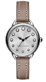 Marc Jacobs Betty White Dial Brown Leather Strap Watch for Women - MJ1480 Authentic Buy Shop Now