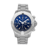 Breitling Avenger Chronograph 45mm Blue Dial Silver Steel Strap Watch for Men - A13317101C1A1 Authentic Buy Shop Now