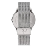 Calvin Klein Minimal Blue Dial Silver Mesh Bracelet Watch for Men - K3M2112N Authentic Buy Shop Now