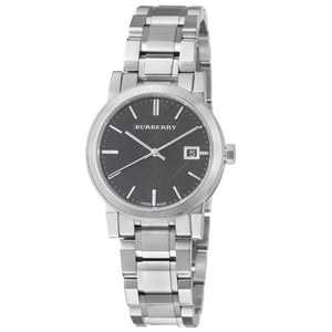 Burberry The City Black Dial Silver Steel Strap Watch for Women - BU9101 Authentic Buy Shop Now