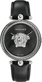Versace Palazzo Empire Black Dial Black Leather Strap Watch for Women - VCO060017 Authentic Buy Shop Now