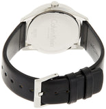 Calvin Klein Steady Black Dial Black Leather Strap Watch for Women - K7Q211C1 Authentic Buy Shop Now